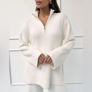 Splendid x CellaJaneBlog Quarter Zip Sweater